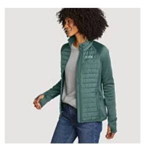 Eddie Bauer Women's Emberlite Hybrid Jacket Alpine Green Size XL - Like New